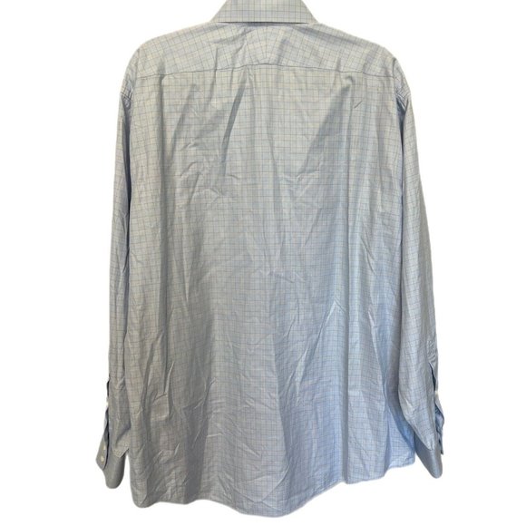 Brooks Brothers 1818 Mens Dress Shirt 18 - 36 Blue Egyptian Cotton Long Sleeve - Picture 13 of 13